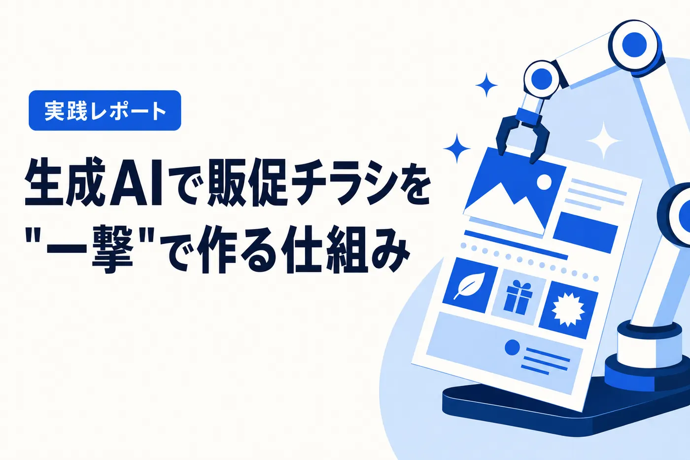 生成AIで販促チラシを一撃で作る仕組み ── 実践レポート