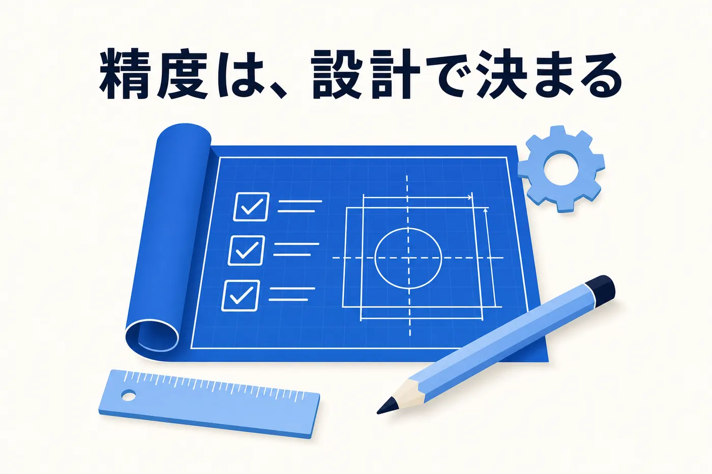 資料の選別・答えられない時の分岐・更新の運用という 3 つの整備を設計するイメージ